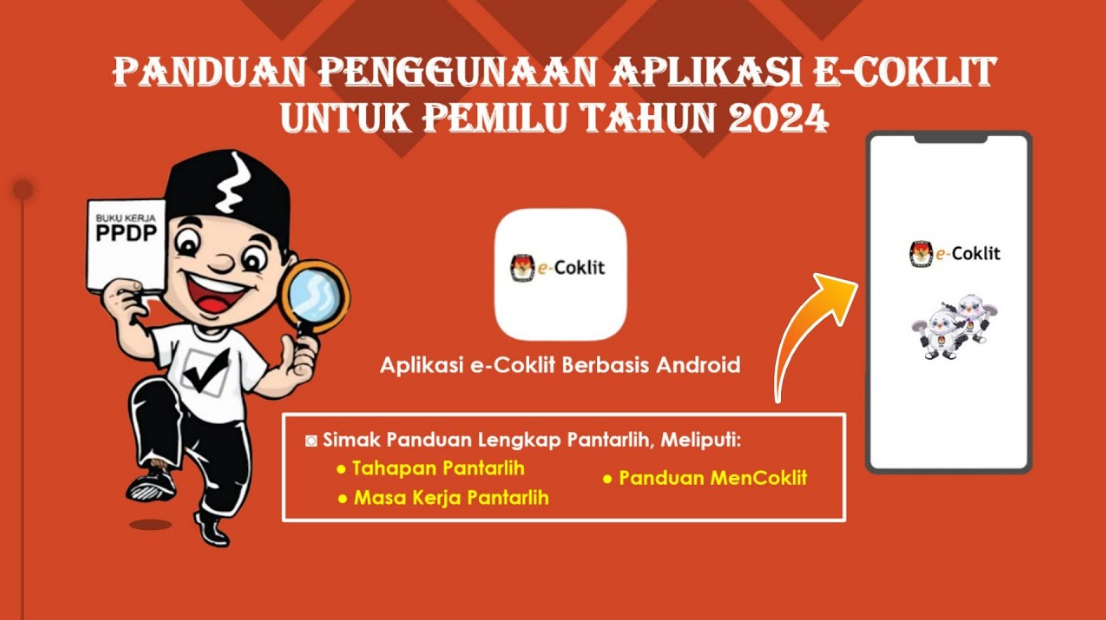 Aplikasi e-Coklit Pantarlih Pemilu 2024, Cek Cara Penggunaannya